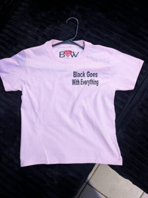 Black Goes With Everything T-Shirt for toddlers